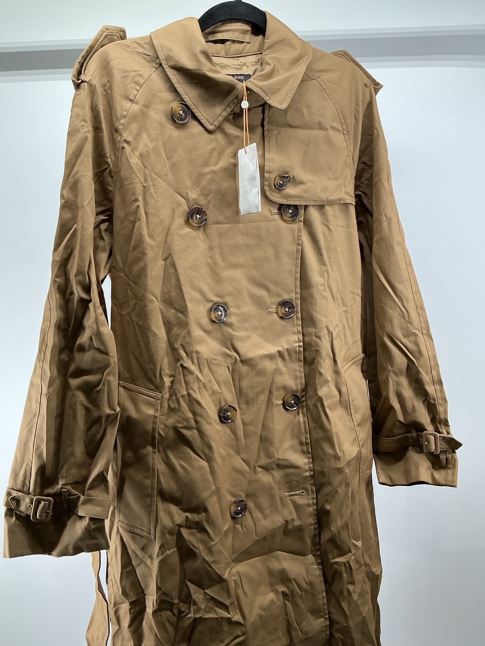 Comfort Stretch Long Trench Coat